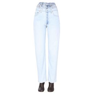 1/Off Unisex Double Waisted Jeans